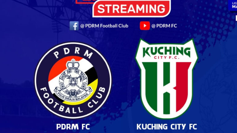 Perlawanan PDRM FC vs Kuching City FC disiarkan secara langsung